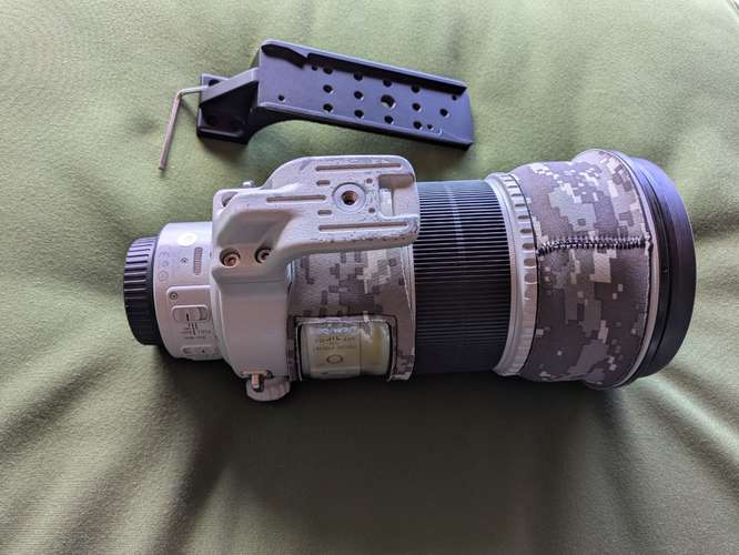 Canon EF 300mm f2.8 II L USM lens / 2x and 1.4x extenders / hard case - Imagen 5