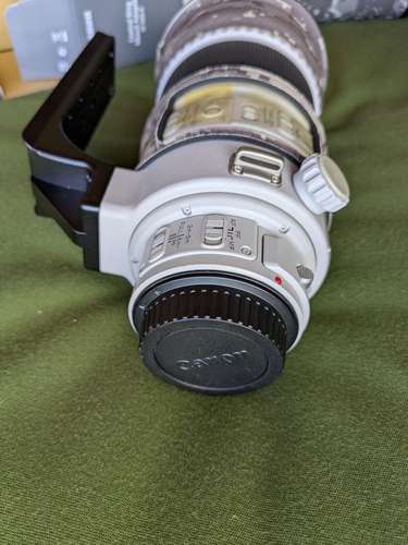 Canon EF 300mm f2.8 II L USM lens / 2x and 1.4x extenders / hard case - Imagen 8