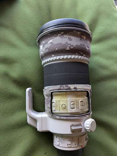 Canon EF 300mm f2.8 II L USM lens / 2x and 1.4x extenders / hard case - Imagen 6