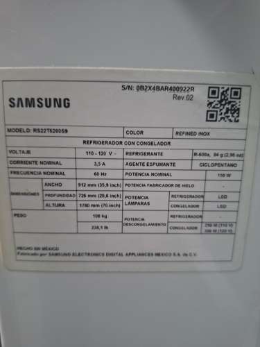 Refrigeradora Samsung Digit Inverter - Imagen 4