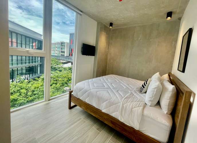 AVENIDA ESCAZU! MODERNO APARTAMENTO AMOBLADO DE 1 HAB/1BAÑO/1PARQUEO