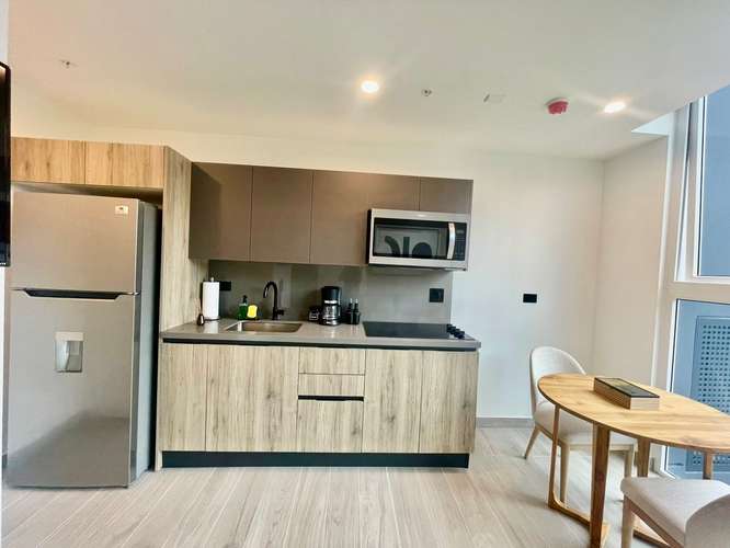 AVENIDA ESCAZU! MODERNO APARTAMENTO AMOBLADO DE 1 HAB/1BAÑO/1PARQUEO