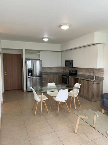 Apartamento en alquiler en Heredia, La Aurora: 2 habitaciones, línea blanca, con balcón y piscina