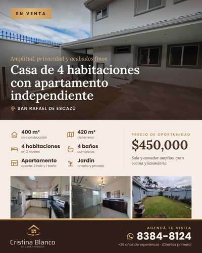 Venta de casa mas apartamento