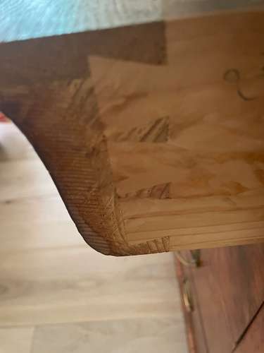 ANTIQUE BURL WOOD CHEST OF DRAWERS – c.  - Imagen 2