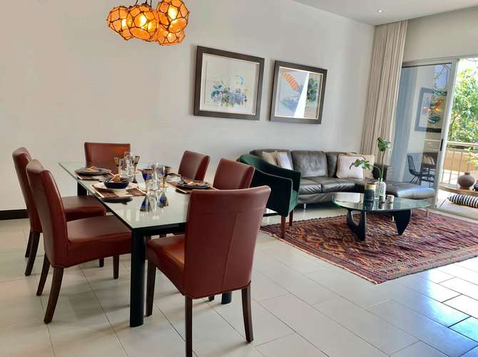 Viva Residences por PACO, amueblado, lujo-amplio 182m2, 3 hab, A/C, 2.5 baños, balcon, amenidades. 
