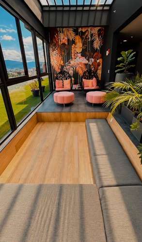 Estudio con línea blanca en Condominio Sky Garden Sabana