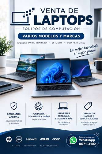LAPTOP BARATA - CON GARANTÍA 