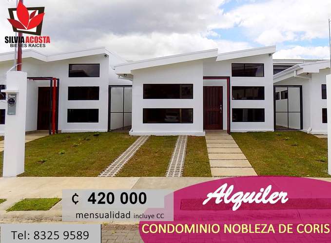ALQUILER CASA EN CARTAGO CONDOMINIO NOBLEZA DE CORIS