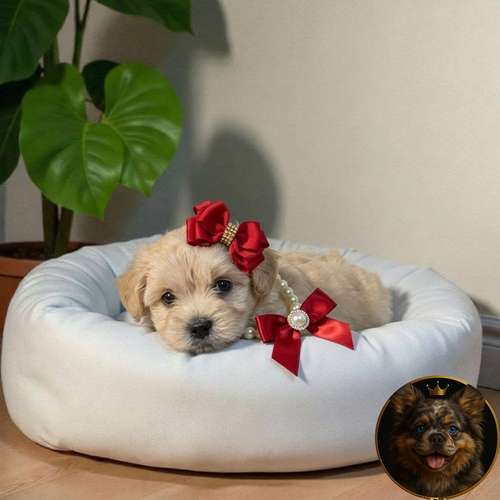 Cachorro Pequinés Maltés / Pekingese Maltese Mix disponible - Imagen 9