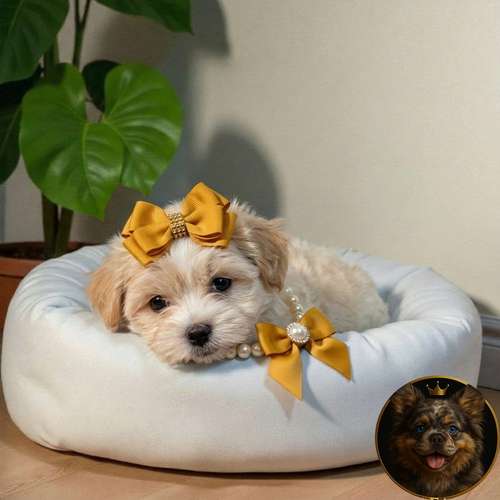 Cachorro Pequinés Maltés / Pekingese Maltese Mix disponible - Imagen 3