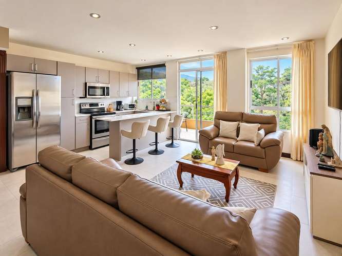 Apartamento amueblado en condominio de Escazú  - Imagen 4