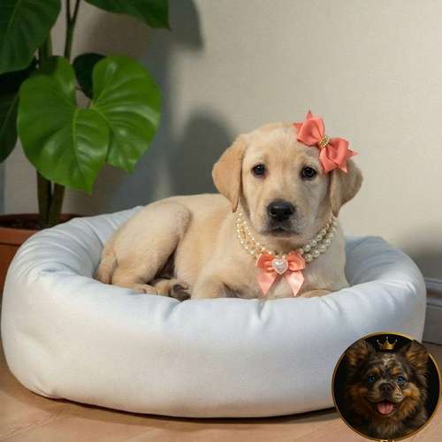 Cachorro LABRADOR RETRIEVIER AMARILLO Y NEGRO LINEA AMERICANA disponible - Imagen 9