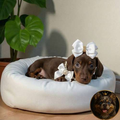 Cachorro Salchicha Miniatura Chocolate / Miniature Dachshund Chocolate disponible