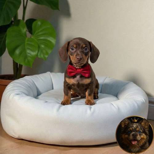 Cachorro Salchicha Miniatura Chocolate / Miniature Dachshund Chocolate disponible - Imagen 9