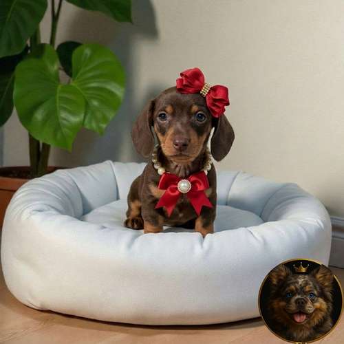 Cachorro Salchicha Miniatura Chocolate / Miniature Dachshund Chocolate disponible - Imagen 6