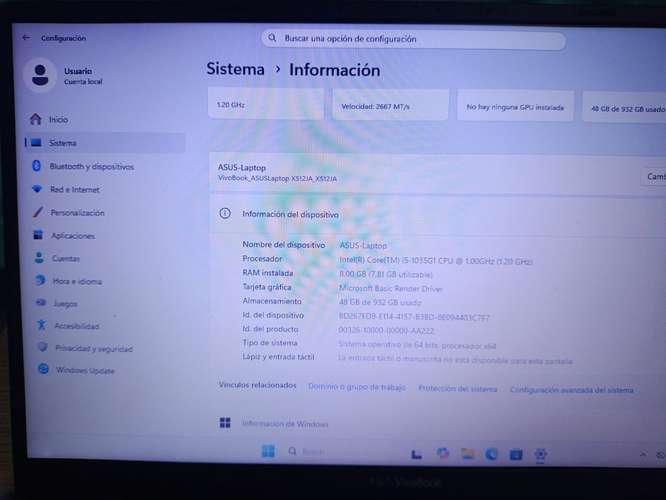Laptop Asus  - Imagen 3