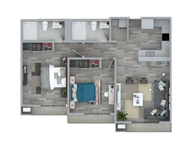 Alquiler de apartamento 2 habitaciones en Pozos Santa Ana