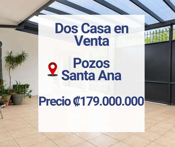 Casas en venta en Santa Ana: Propiedad con 2 casas