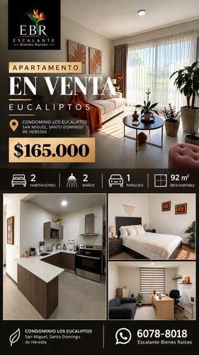 Venta de Hermoso Apartamento en Condominio Los Eucalitos, 
