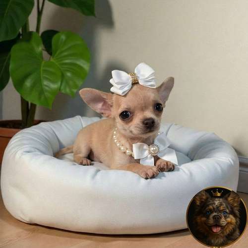 Cachorro CHIHUAHUA CABEZA DE MANZANA TRADICIONAL disponible - Imagen 8
