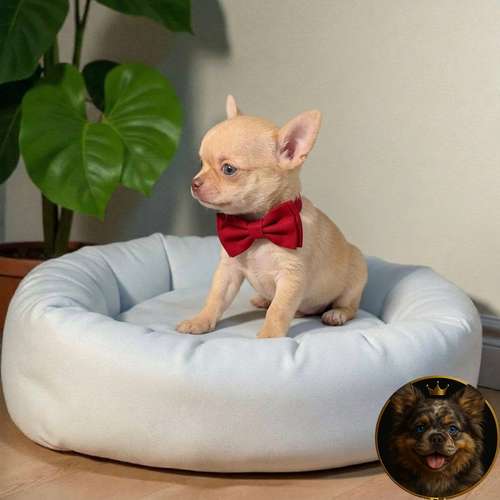 Cachorro CHIHUAHUA CABEZA DE MANZANA TRADICIONAL disponible - Imagen 2