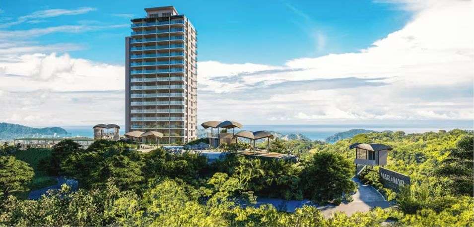 VENTA: CALETAS APT PISO 9 VISTA PACIFICO  MAR A MAR 3 HABITACIONES 2.5 BAÑOS FULL AMUEBLADO 2 PARQUEOS Y BODEGA
