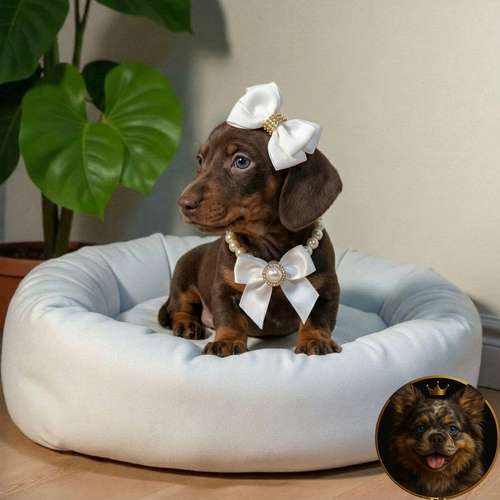 Cachorro Salchicha Miniatura Chocolate / Miniature Dachshund Chocolate disponible - Imagen 5
