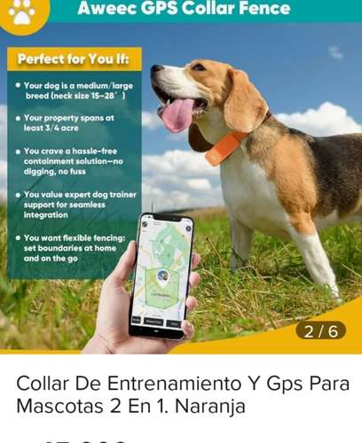 Collar 2 en 1 Esta nuevo en caja  - Imagen 2