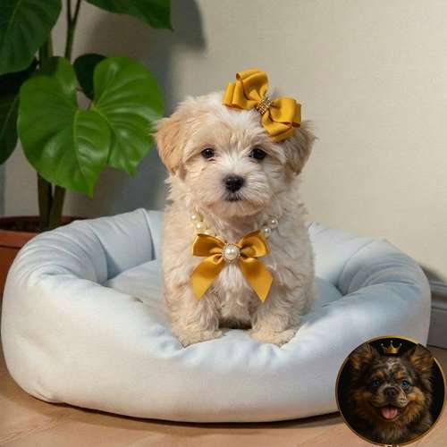 Cachorro Pequinés Maltés / Pekingese Maltese Mix disponible - Imagen 2