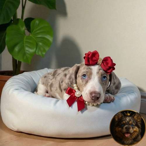 Cachorro SALCHICHA MINIATURA PIEBALD disponible