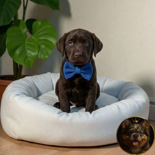 Cachorro LABRADOR RETRIEVIER CHOCOLATE LINEA AMERICANA disponible - Imagen 5