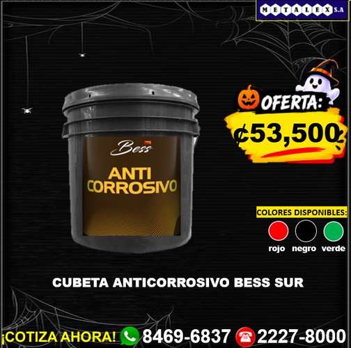 CUBETA ANTICORROSIVO BESS SUR 