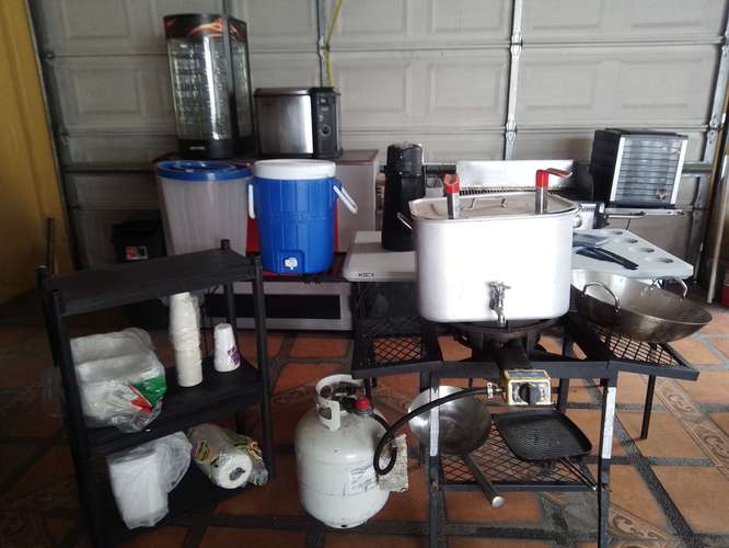 Combo para puesto venta pupusa,empanadas,arepas,tortillas