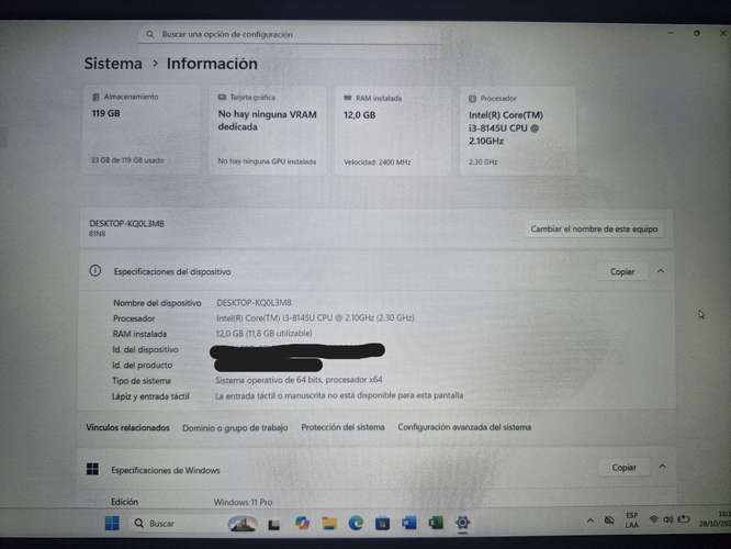  Venta de LENOVO IDEAPAD S340 - Imagen 3
