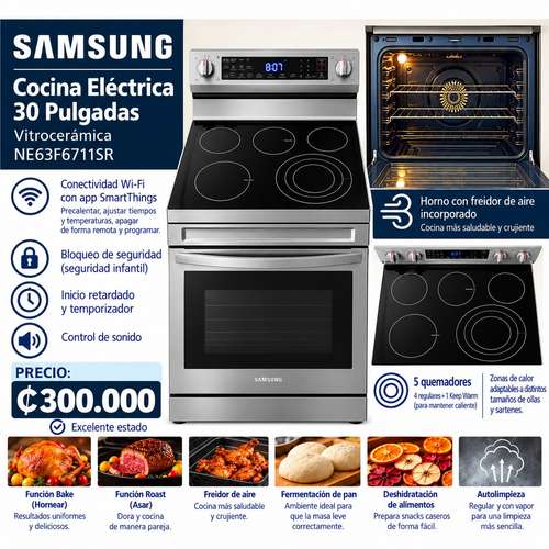 Cocina Samsung Vitrocerámica