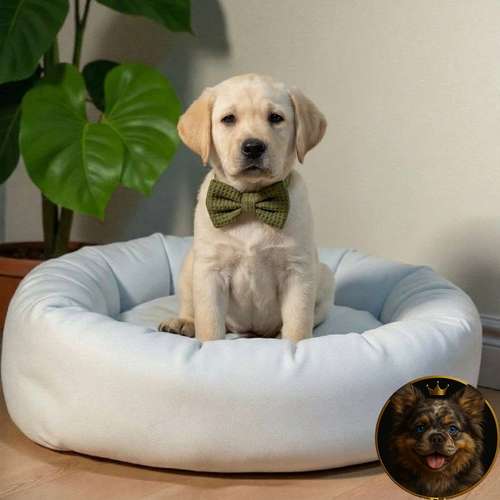 Cachorro LABRADOR RETRIEVIER AMARILLO Y NEGRO LINEA AMERICANA disponible - Imagen 5
