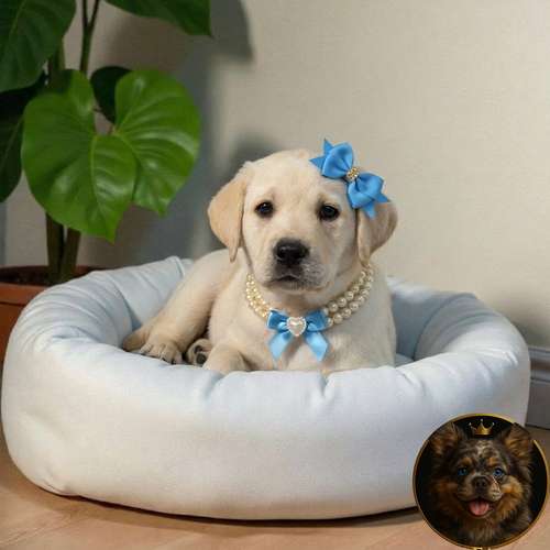 Cachorro LABRADOR RETRIEVIER AMARILLO Y NEGRO LINEA AMERICANA disponible - Imagen 8