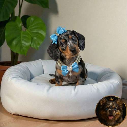 Cachorro Salchicha Miniatura Arlequín Plata / Miniature Dachshund Dapple Silver disponible - Imagen 10