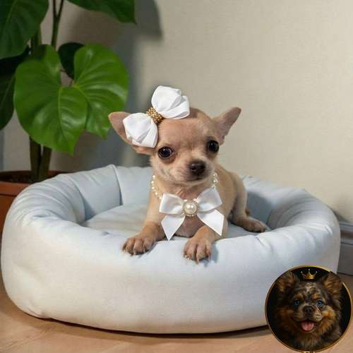 Cachorro CHIHUAHUA CABEZA DE MANZANA TRADICIONAL disponible - Imagen 7