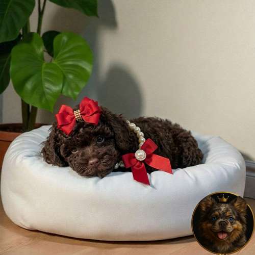 Cachorro FRENCH POODLE CHOCOLATE MINIATURA disponible - Imagen 4