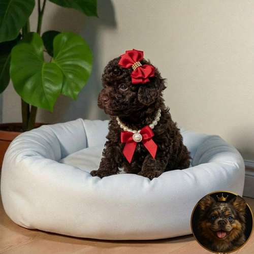 Cachorro FRENCH POODLE CHOCOLATE MINIATURA disponible - Imagen 2