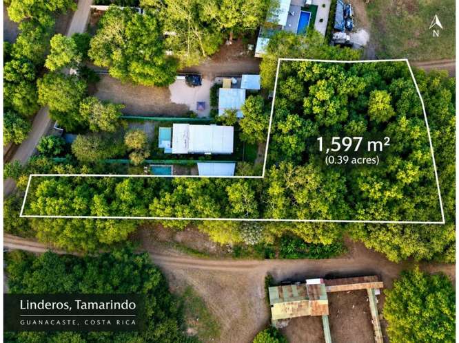 Lote en venta en Tamarindo, Guanacaste | 1.597 m² - Imagen 1