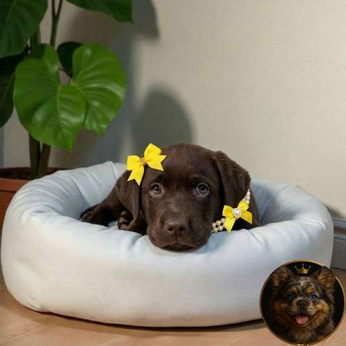 Cachorro LABRADOR RETRIEVIER CHOCOLATE LINEA AMERICANA disponible - Imagen 3