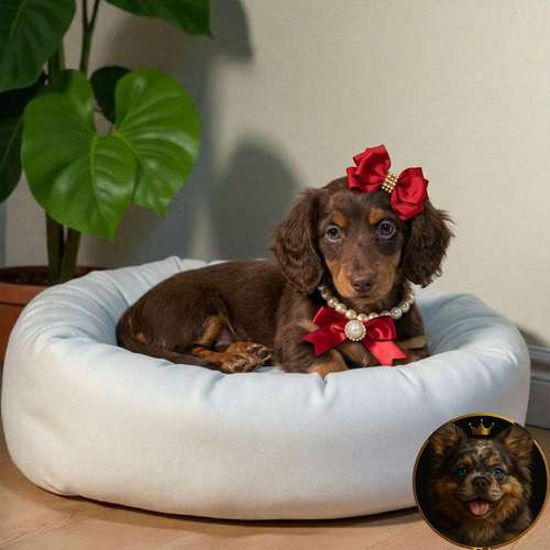Cachorro Salchicha Miniatura Pelo Largo / Miniature Dachshund Long Hair disponible - Imagen 9