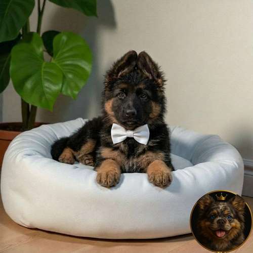 Cachorro PASTOR ALEMAN PELO LARGO disponible