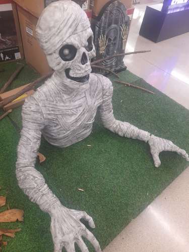  Momia terror Haloween decoracioñ sonidos. - Imagen 4
