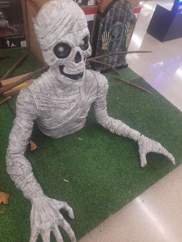  Momia terror Haloween decoracioñ sonidos. - Imagen 3