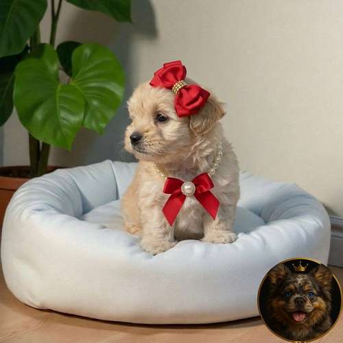 Cachorro Pequinés Maltés / Pekingese Maltese Mix disponible - Imagen 10