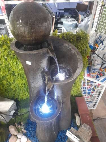  FUENTE DE AGUA JARDIN OBELISK DE 1.02CM FURTAIN.
